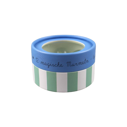 Magische MURMELN blau GLOW IN THE DARK 12er Set Leuchtmurmeln