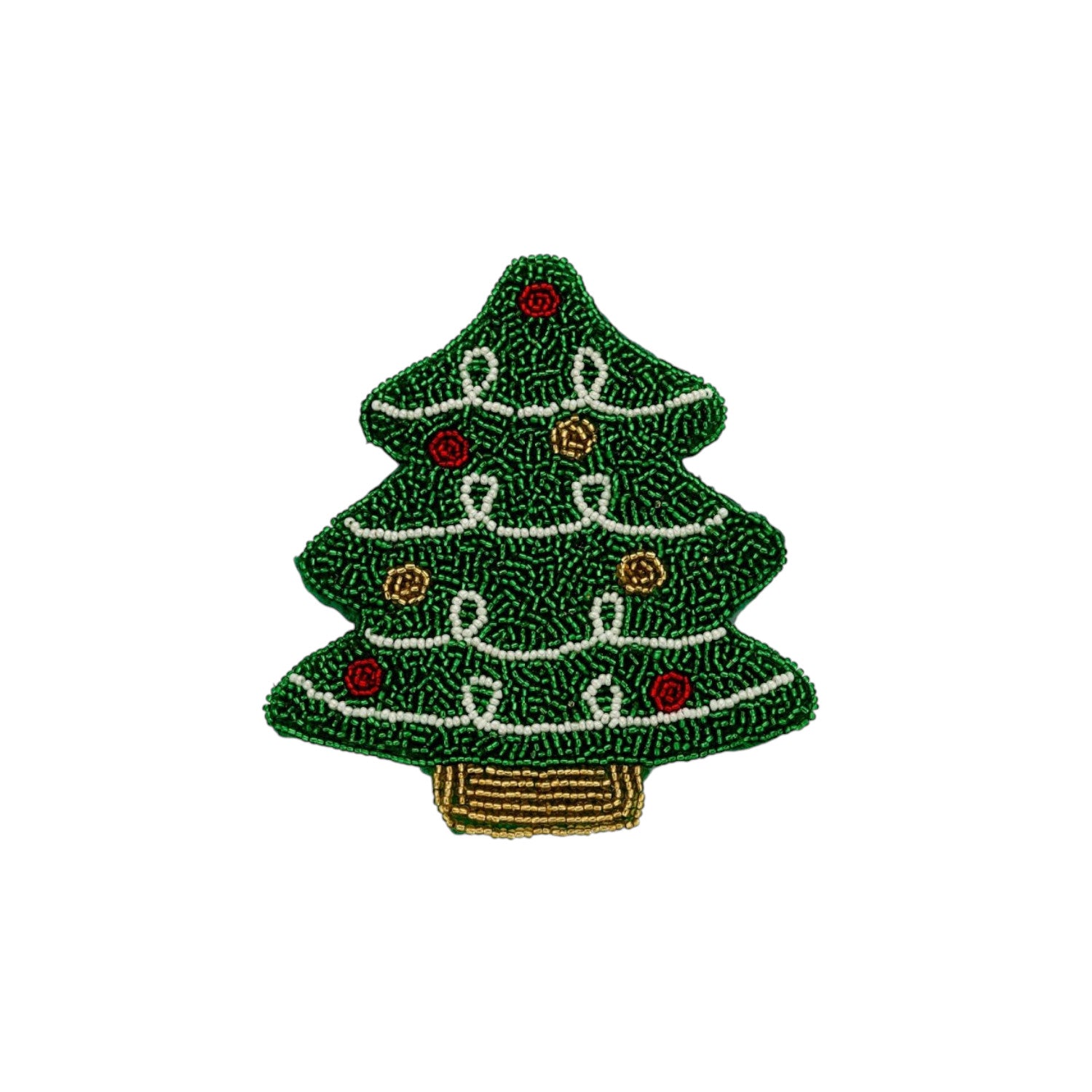 Perlentasche WEIHNACHTSBAUM ca. 13x11 cm Geldbörse Utensilientasche alles erhältlich bei www.luiseundfritz.de