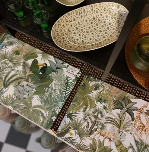 Platzmatte 5er Set | TROPIC ANIMAL Motiv 2