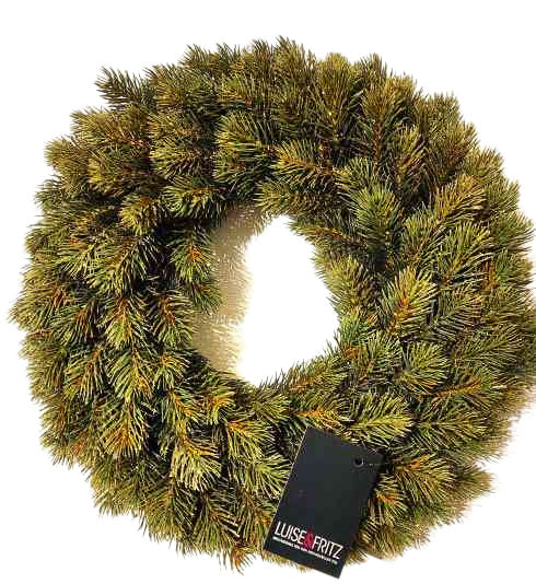 annenkranz mit leichtem Goldglitter KRANZ cm Kunstpflanze Adventskranz erhältlich bei www.luiseundfritz.de