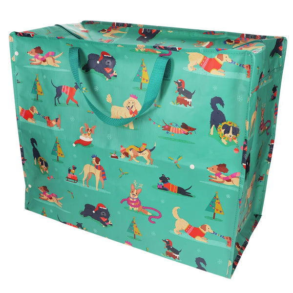 Riesentasche XXL Jumbo Bag FESTIVE FRIENDS ca. 58x28x48 cm Recyclingmaterial REX LONDON