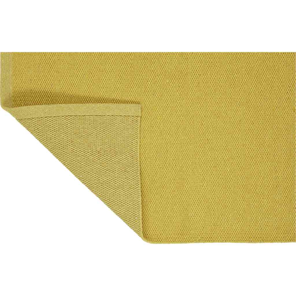 Teppich SOLID turmeric gelb 60x90 cm Matte Recycling-Baumwolle LIV INTERIOR