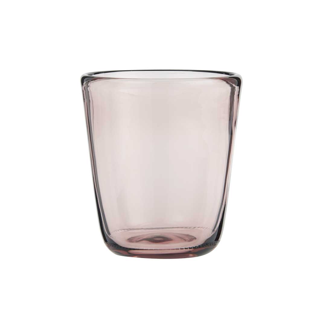 Ib Laursen Trinkglas Malva für 180 ml Inhalt. Zarter rosa Ton. Erhältlich bei luiseundfritz.de