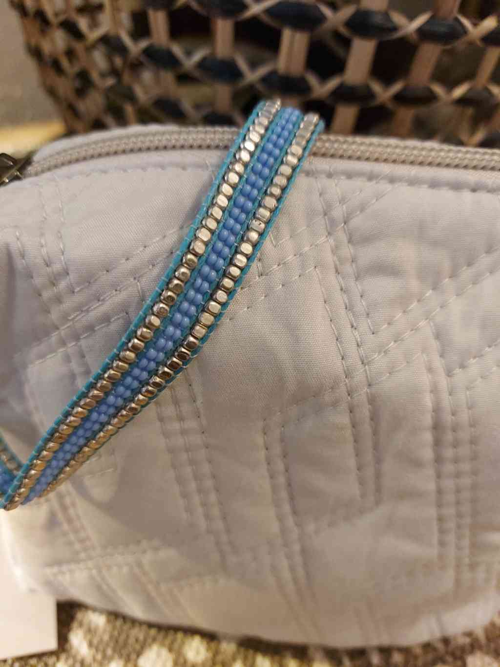 Bloomingville Kosmetiktasche grau 15x14x6,5 cm Make up Bag