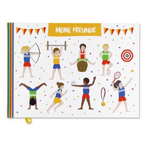 AVA & YVES Freundebuch MEINE FREUNDE Schulfreunde Buch 96 Seiten. -  | www.luiseundfritz.de