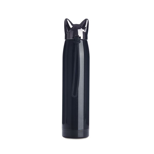 ISOLIERFLASCHE Thermoflasche BLUE CAT 320 ml Katze Edelstahl doppelwandig nachtblau Balvi -  | www.luiseundfritz.de