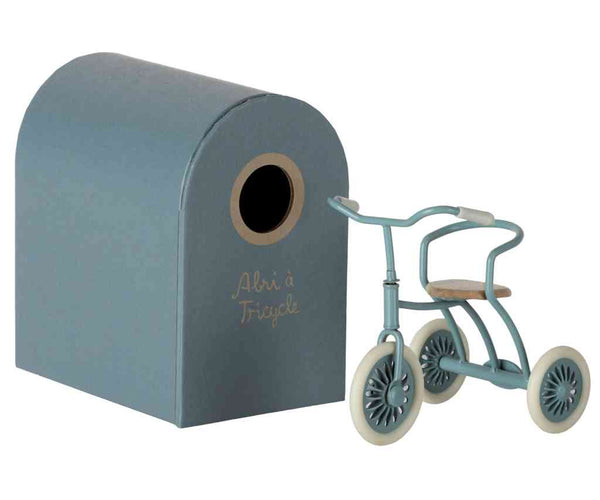 Maileg DREIRAD blau ABRI à TRICYCLE | für big Brother Mailegmaus
