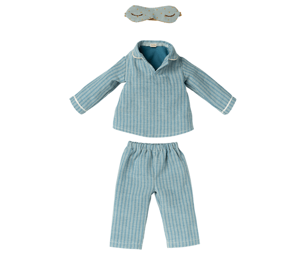 Maileg Mauskleidung PYJAMA mit Schlafmaske maxi | Puppenkleidung