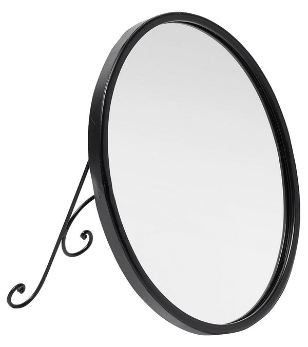 Nordal Spiegel oval | DOWNTOWN BLACK Tischspiegel 29 cm | Metall schwarz - WOHNACCESSOIRES | www.luiseundfritz.de