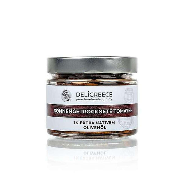 Sonnengetrocknete TOMATEN | 270 g | eingelegt in Castello Zacro Olivenöl DELIGREECE - LEBENSMITTEL | www.luiseundfritz.de