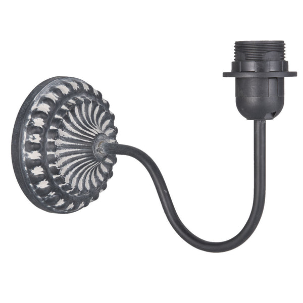 Wandlampe Lampe Metall GRETA Shabby schwarz gewischt | Durchmesse -  | www.luiseundfritz.de