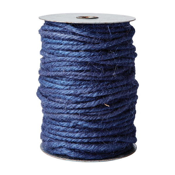 Jute Schnur blau  BIND 33 m | Stärke 4 mm | Dekoband auf Spule | Affari of Sweden - DEKORATION | www.luiseundfritz.de