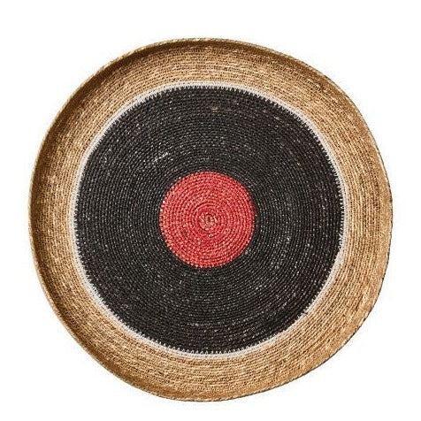 Affari Tablett Wanddekoration MADIBA 39x4 cm natur schwarz rot Se -  | www.luiseundfritz.de