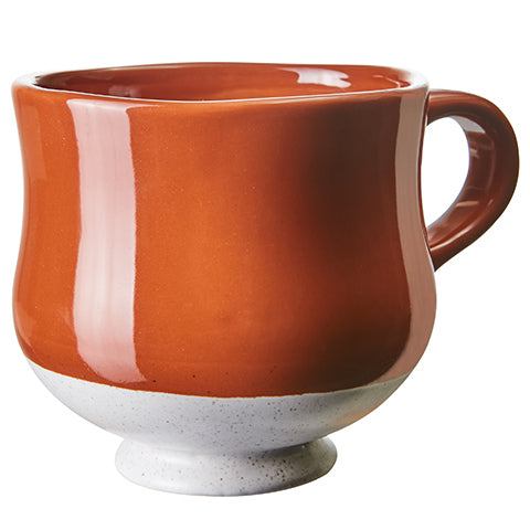 Affari Tasse LEO Kaffeebecher Keramikbecher groß ORANGE | 400 ml 10x10 cm - GESCHIRR, BESTECK | www.luiseundfritz.de