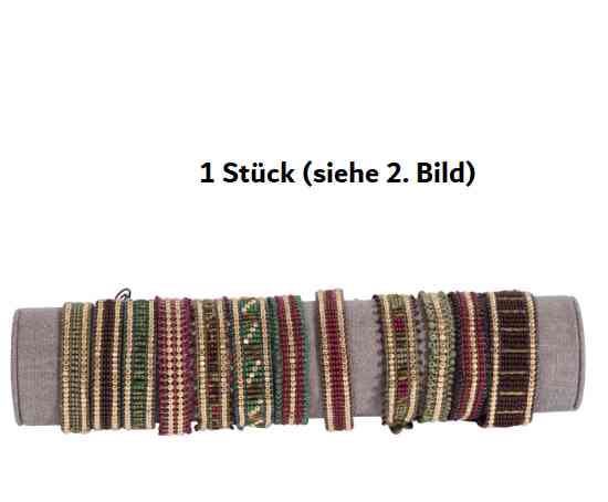 Armband WINE-3 braun rotbraun gold mit kleinen Glas- + Metallperlen | the MOSHI
