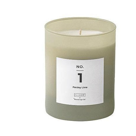 Bloomingville Duftkerze No. 1 PARSLEY LIME | ILLUME x | 50 H vegan Made in Sweden - KERZEN, DUFTKERZEN | www.luiseundfritz.de