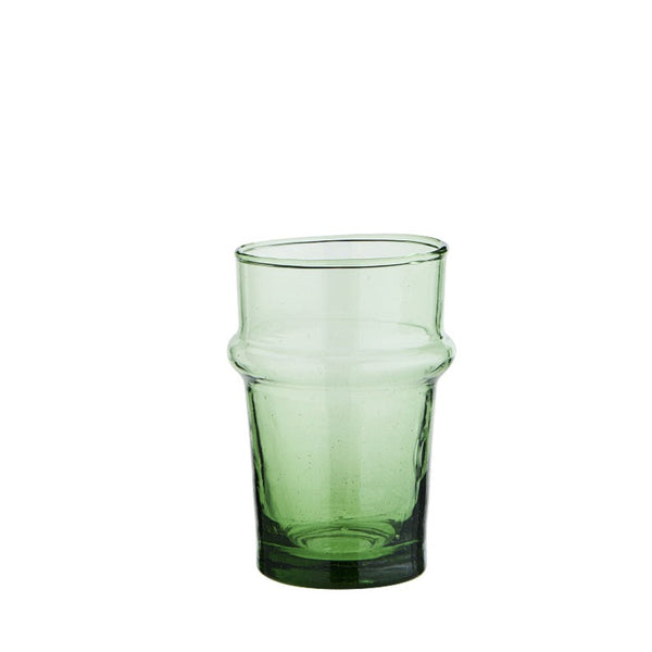 Glas Madam Stoltz Trinkglas BELDI grün 9x6,5 cm | mundgeblasen Re -  | www.luiseundfritz.de