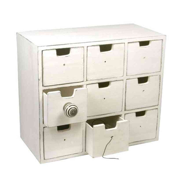 Ib Laursen - Schubladenregal von Ib Laursen SHABBY 40x35x20 cm | Ausstellungsstück aus Ladeninventar  kaufen bei luiseundfritz.de