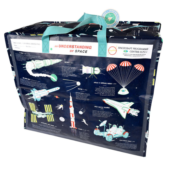 Riesentasche XXL Jumbo Bag SPACE AGE Weltall Universum | Recyclingmaterial - HAUSHALT | www.luiseundfritz.de