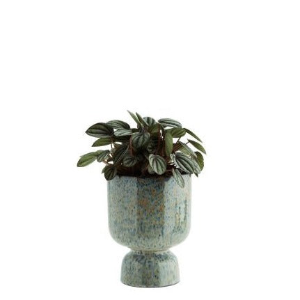 Madam Stoltz Vase Übertopf LIQUID blau rost handmade Stoneware dieses Produkt findest du hier im Shop bei Luise und Fritz - Abb: keramik-madam-stoltz-vase-luiseundfritz-hy18007h-18-1