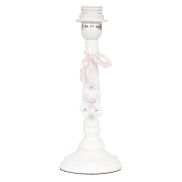 Lampenfuß GRETA Tischlampenfuß shabby weiß - E27 29 cm | Landhaus -  | www.luiseundfritz.de