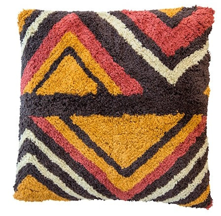 Lene Bjerre Kissen LEVINNE | SALE 47,50 € | gelb beige rost 50x50 Baumwolle mit Füllkissen - HEIMTEXTILIEN | www.luiseundfritz.de