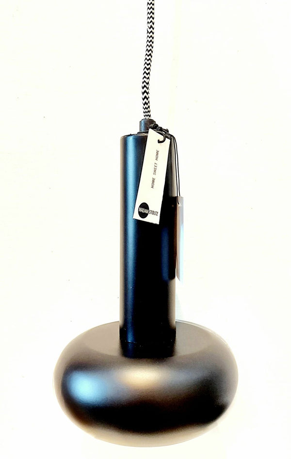 Madam Stoltz - Madam Stoltz LAMPE Hängelampe 39,- € BLACK 15,5x27 cm  / 2 Meter Zuleitung  kaufen bei luiseundfritz.de