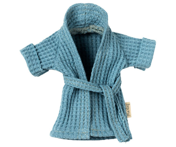 Maileg - Maileg Bademantel BATHROBE blau für PapaMaus | ideal für den Maileg Beach | www.luiseundfritz.de