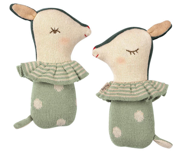 Maileg Babyrassel BAMBI BAMBINO dusty mint 14 cm Oekotex | first. - SPIELZEUG | www.luiseundfritz.de
