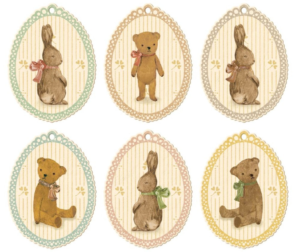 Maileg Geschenkanhänger TEDDY BUNNY Gift Tags verschiedene Motive dieses Produkt findest du hier im Shop bei Luise und Fritz - Abb: maileg-geschenkanhaenger-gift-tags-teddy-bunny-15-2100-00