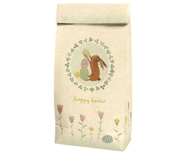 Maileg - Maileg Geschenktüten SET 5x Papiertüten HAPPY EASTER 26x12x7 cm | Ostern Bodenbeutel | www.luiseundfritz.de