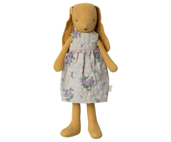 Maileg Hase Größe 2 | BUNNY Emma 24 cm Kaninchen dusty yellow mit Schlappohren | Maileghase