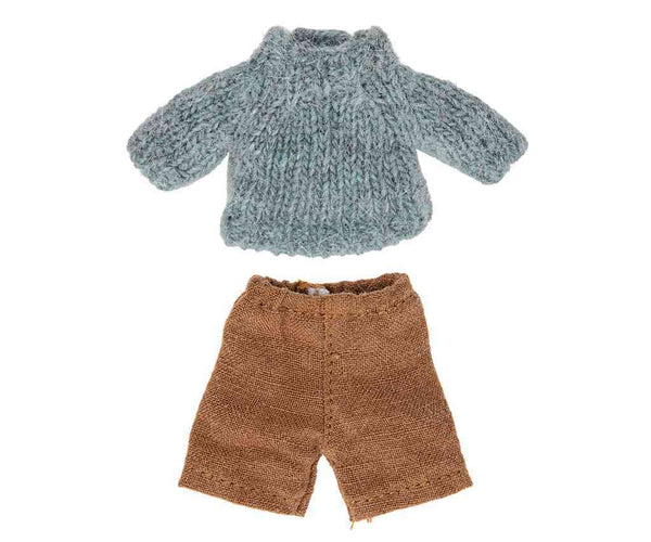 Maileg Mauskleidung Strickpullover + Hose für big Brother Mailegmaus
