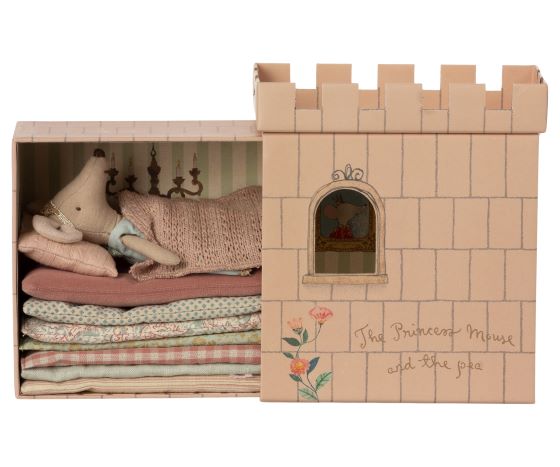 Maileg Maus Prinzessin auf der Erbse im Schloss | PRINCESS on the PEA | Mailegwelt - SPIELZEUG | www.luiseundfritz.de