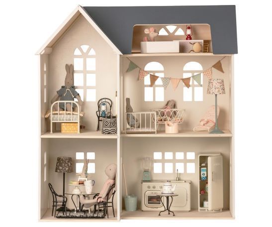 Maileg Puppenhaus 80 x 40 x 72 cm groß | Hasenhaus Mäusehaus für die Mailegwelt - SPIELZEUG | www.luiseundfritz.de