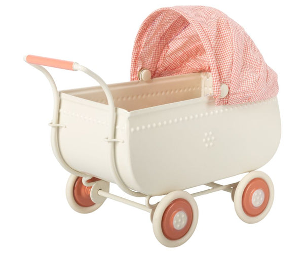 Maileg - Maileg Puppenwagen PRAM coral | Kinderwagen für die Mailegwelt Gr. micro | www.luiseundfritz.de