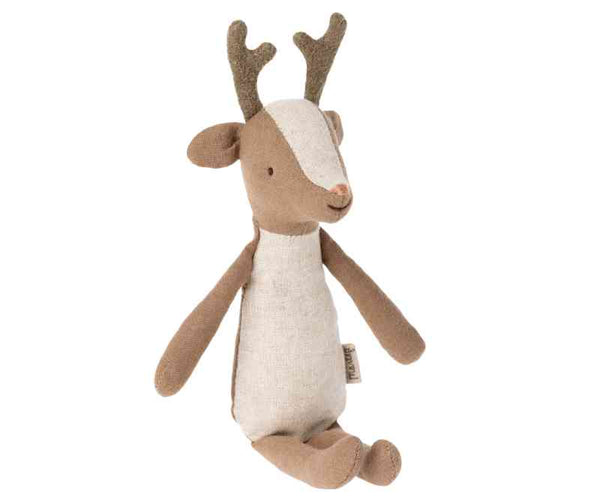 Maileg Reh Bruder 19 cm ☆ DEER ☆  Baumwolle Leinen Stofftier Waldtier