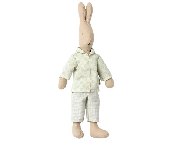 Maileg Schlafanzug PYJAMA Size Hasenkleidung hellblau für Hase oder Bunny dieses Produkt findest du hier im Shop bei Luise und Fritz - Abb: maileg-schlafanzug-pyjama-luiseundfritz-16-1121-01