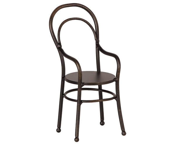 Maileg Stuhl mit Armlehnen CAFE HOUSE CHAIR Metall schwarz | Maus-Eltern + Size 1 + mini - SPIELZEUG | www.luiseundfritz.de