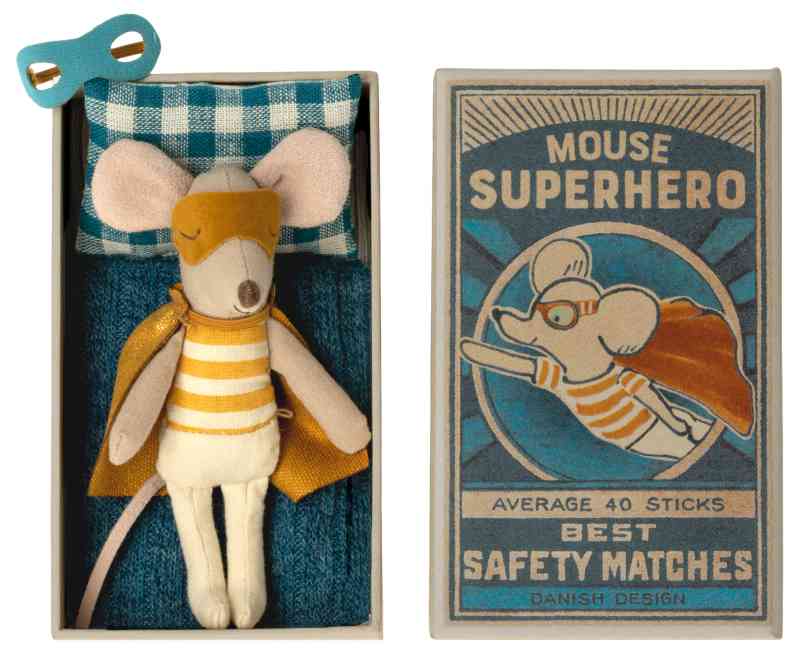maileg supermaus superhero z.B. für schulanfang - bei luiseundfritz.de