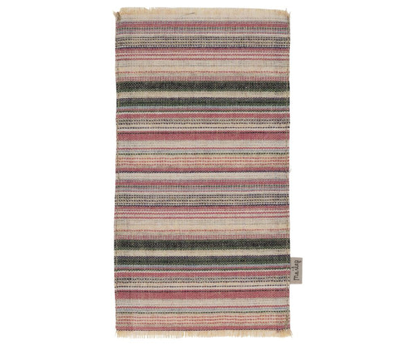 Maileg - Maileg Teppich bunt gestreift | MINIATURE RUG | 15x9 cm | Puppenhausteppich | www.luiseundfritz.de