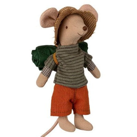 Maileg Maus Wanderer HIKING MOUSE big Brother mit Schlafsack | Gl - SPIELZEUG | www.luiseundfritz.de