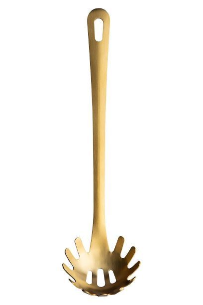 Spaghettikelle GOLD Küchenhelfer Nudelschöpfer Edelstahl Tranquil -  | www.luiseundfritz.de
