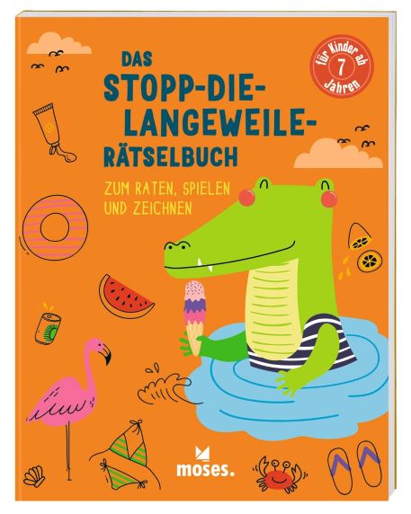 Das STOPP DIE LANGEWEILE RÄTSELBUCH für Kinder ab Jahren Seiten Moses Verlag dieses Produkt findest du hier im Shop bei Luise und Fritz - Abb: stopp-die-langeweile-raetselbuch-kind-7-101399