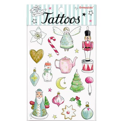 Krima & Isa - Tattoos WEIHNACHTSLIEBELEI | 1 Bogen temporärer Hautschmuck | krima & isa®  kaufen bei luiseundfritz.de