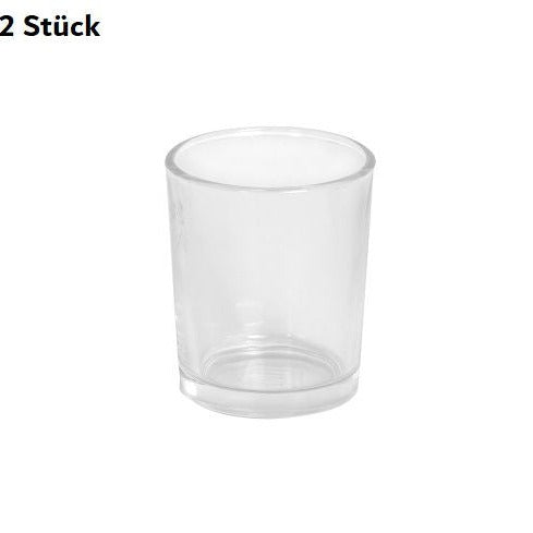 2x Votiveglas Teelichtgläser 3,90 € Klarglas Windlicht – Luise & Fritz